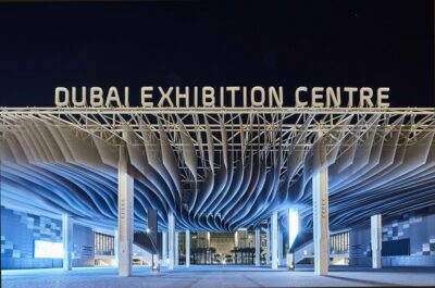 Dubai Exhibition Centre at Expo 2020 Dubai.