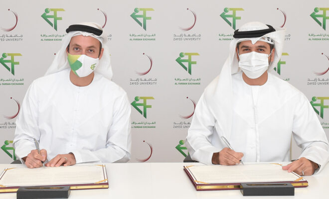Zayed University has partnered with Al Fardan Exchange to train 100 Emirati